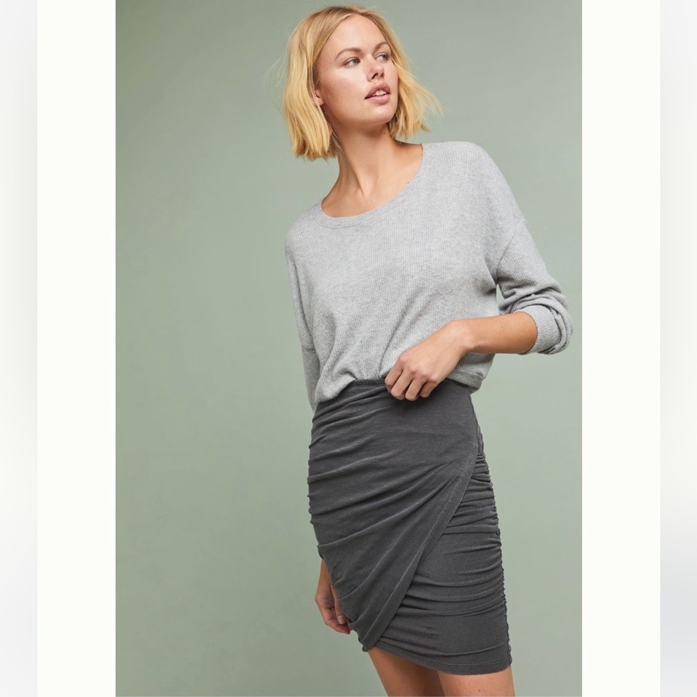 Sundry Crossover Skirt - Size 0, Grey